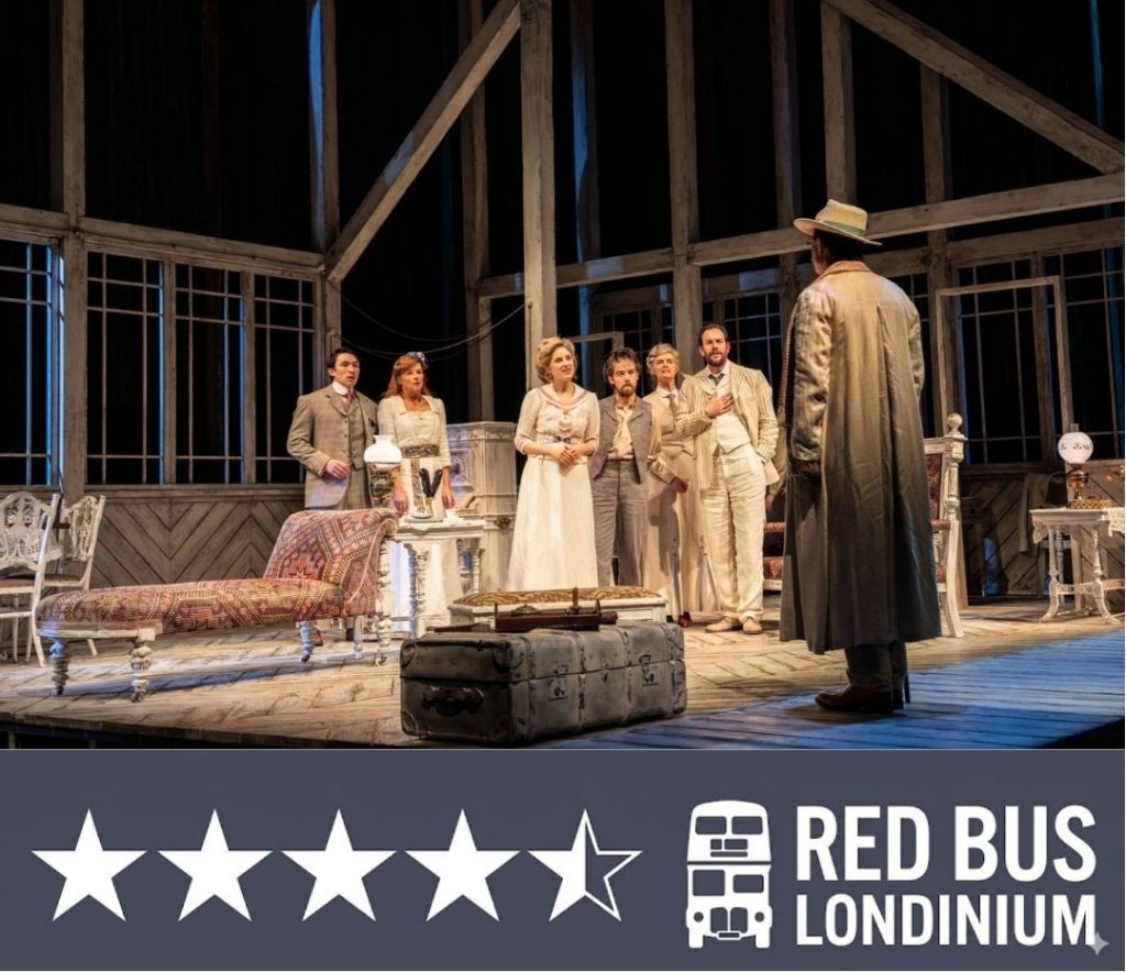 The cast of Summerfolk by Maxim Gorky at the National theatre, 2026. Photo by Johan Persson.