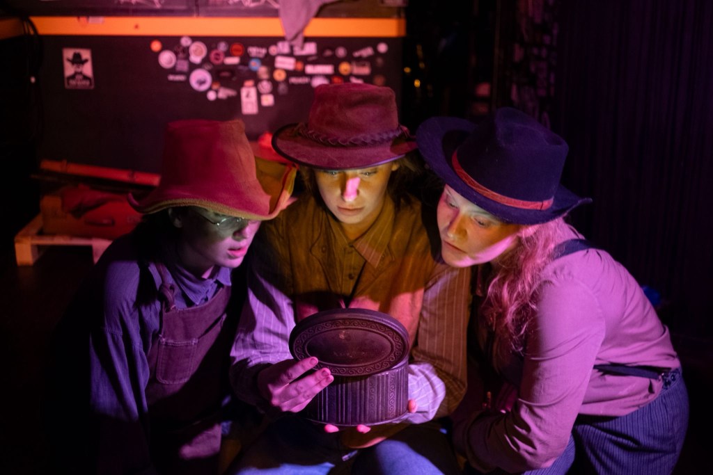 Camden Fringe: Cowpokes in a Bunkhouse actors in cowboy hats